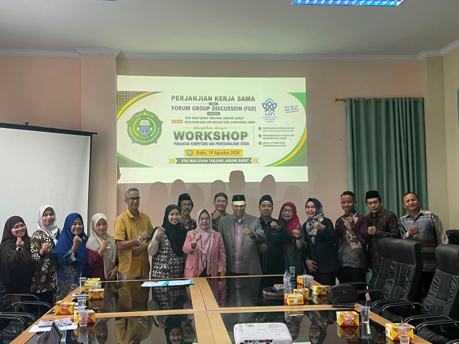 STAI Mau’izhah Tanjung Jabung Barat Gelar FGD Bersama Pascasarjana UIN Sulthan Thaha Saifuddin Jambi, Perkuat Sinergi Akademik dan Kerja Sama Antarprodi